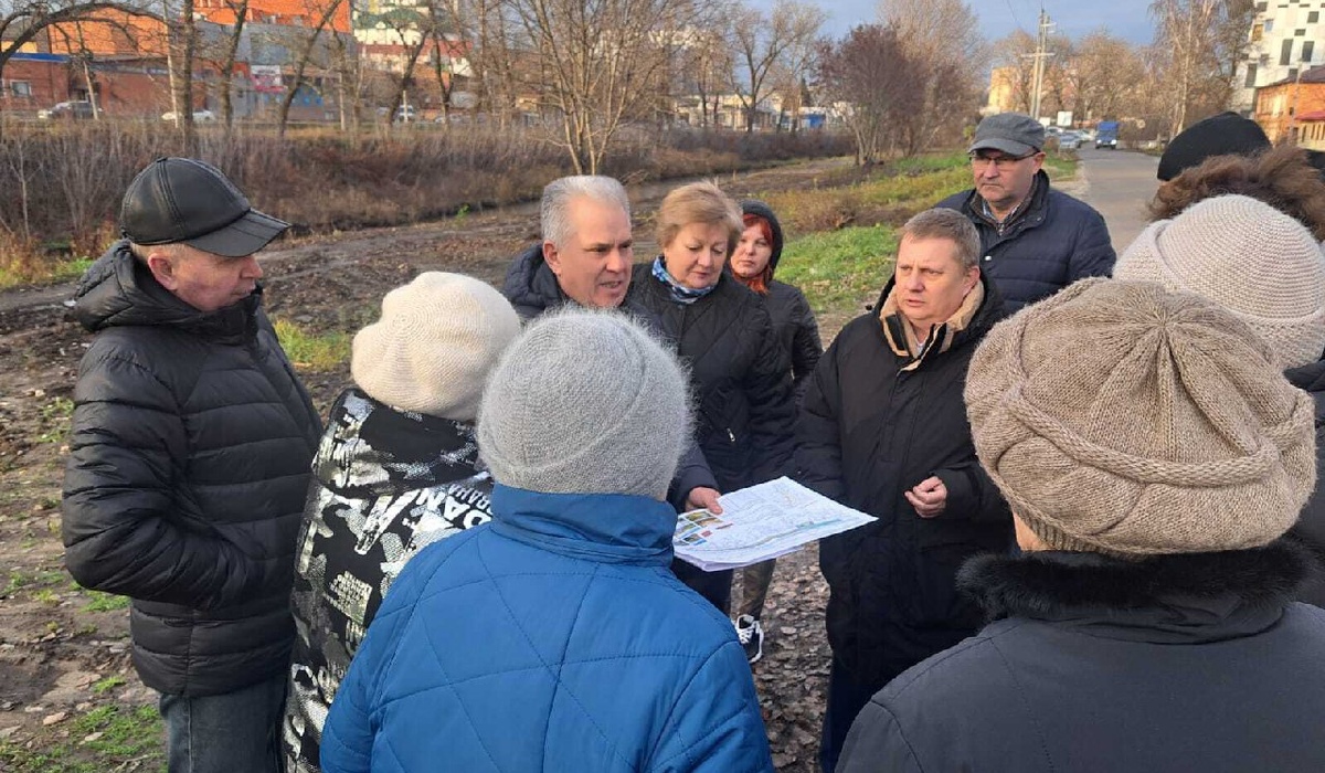 Куряне предложили обустроить набережную Тускари с дорожками и освещением