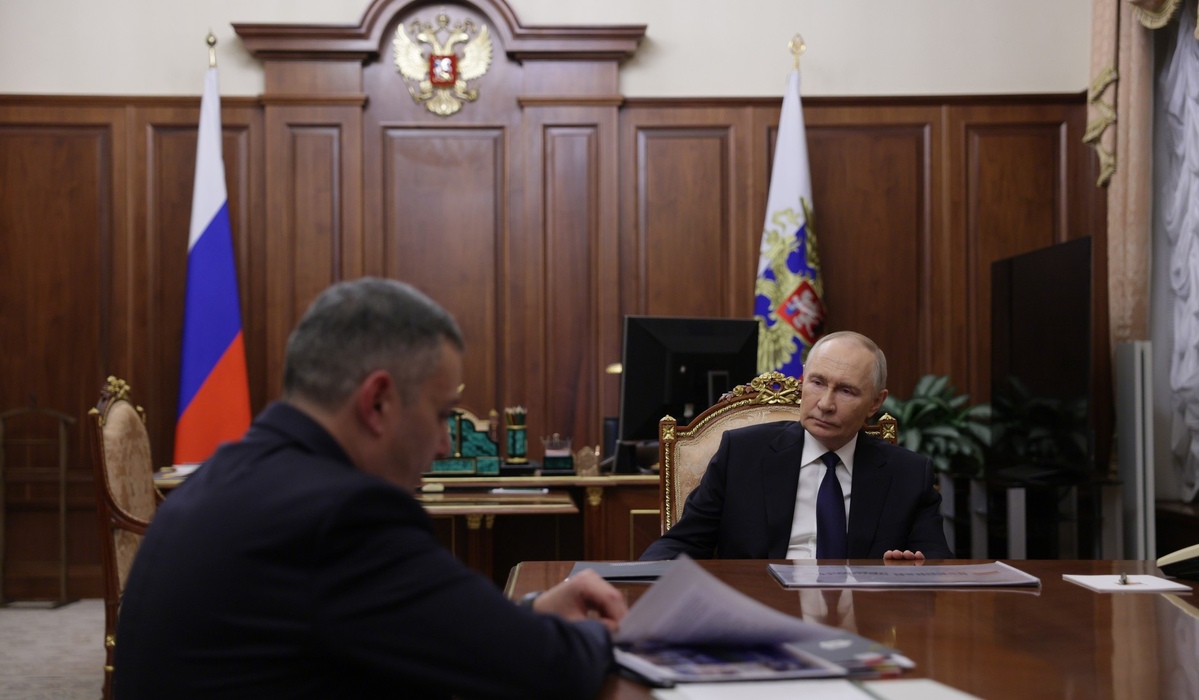 О чем говорили президент Владимир Путин и Александр Хинштейн на встрече в Кремле