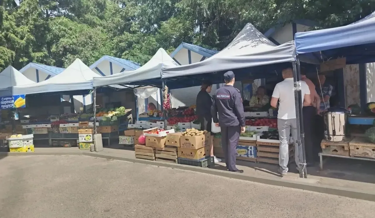 В Сеймском округе Курска организовали незаконную ярмарку
