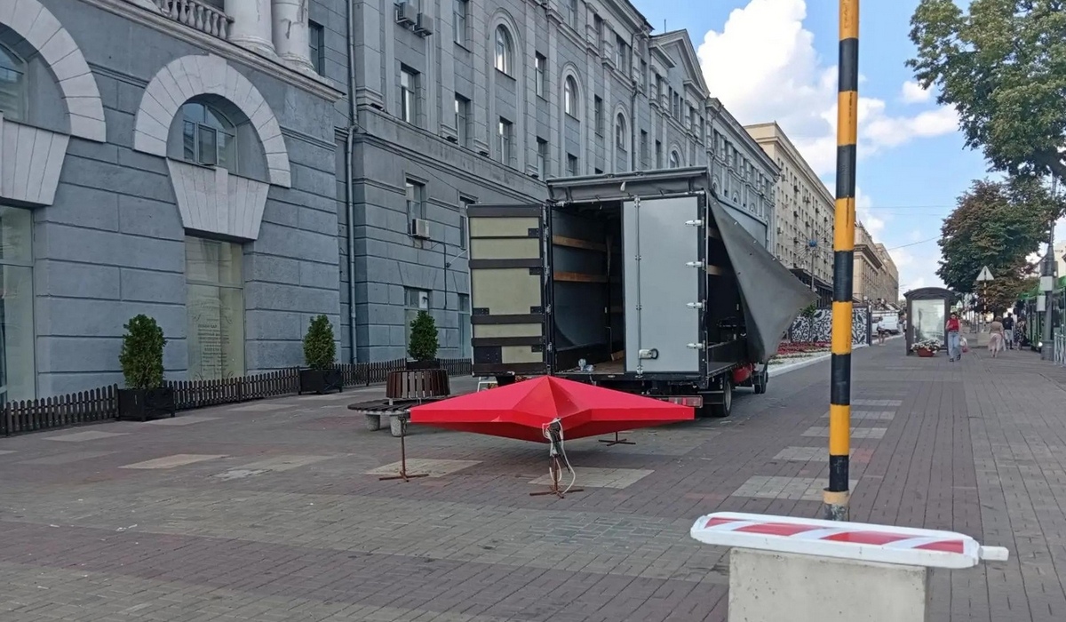 В Курске арт-объект «Звезда» перенесли в сквер на улице Звездной