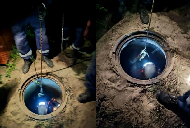 В Курске спасатели извлекли тело мужчины из выгребной ямы