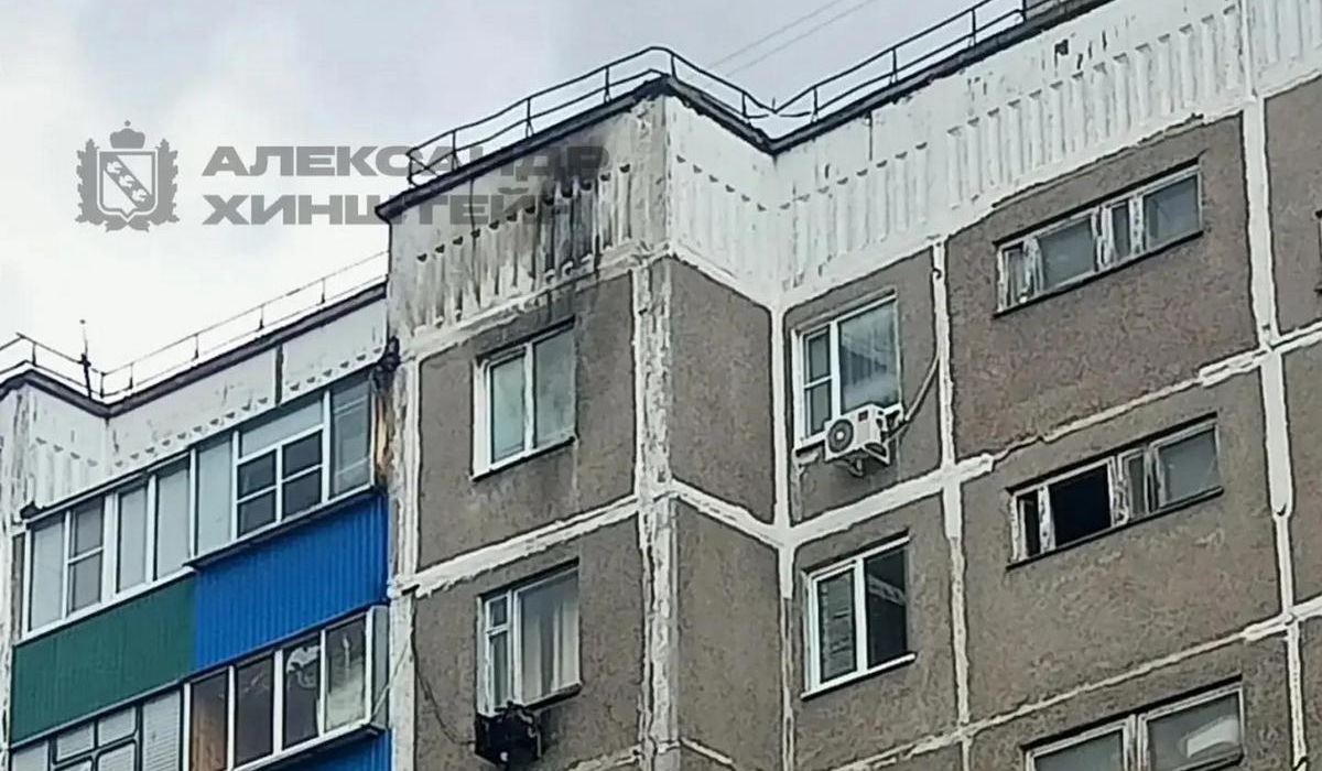 В Курске при ударе беспилотника по МКД пострадал 26-летний мужчина