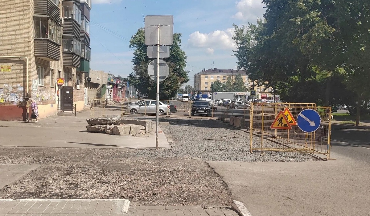 В Курске за неделю восстановили 34 участка дорог после земляных работ
