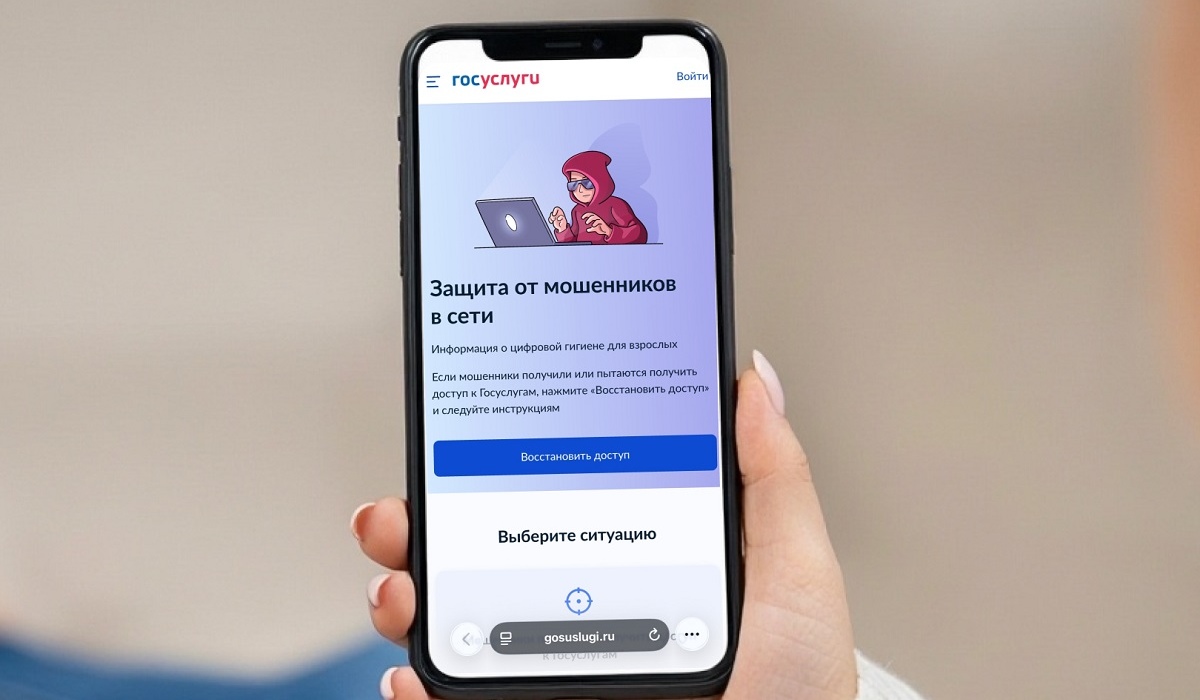 Куряне на госуслугах смогут защитить себя и близких от мошенников