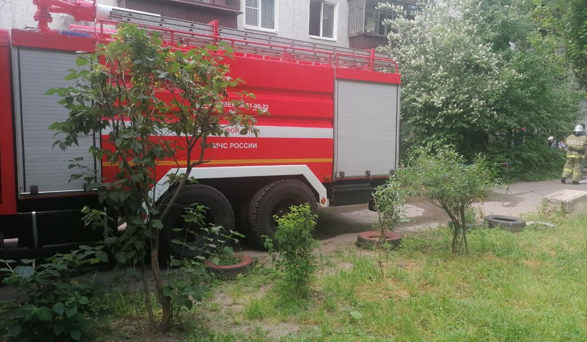 В Курске вечером 1 августа загорелась квартира на улице 2-я Агрегатная