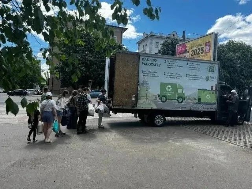 В Курске 23 августа продолжит работу Экотакси по сбору вторсырья
