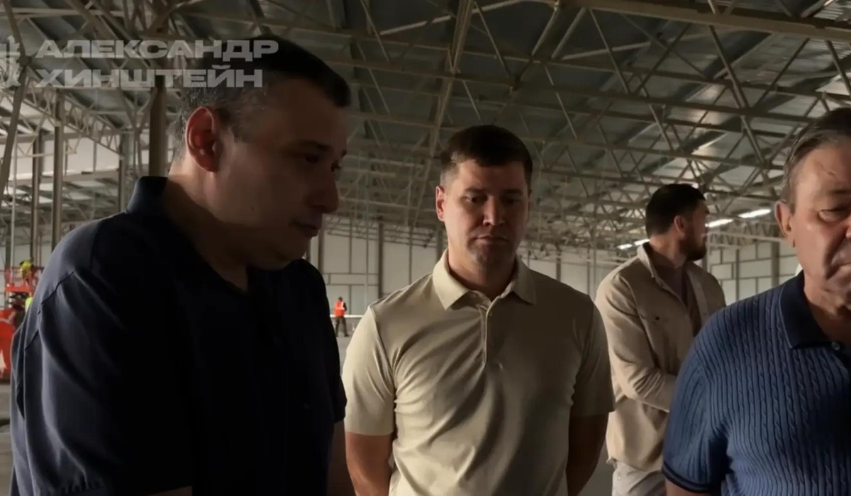 Александр Хинштейн посетил строящийся Суджанский мясокомбинат