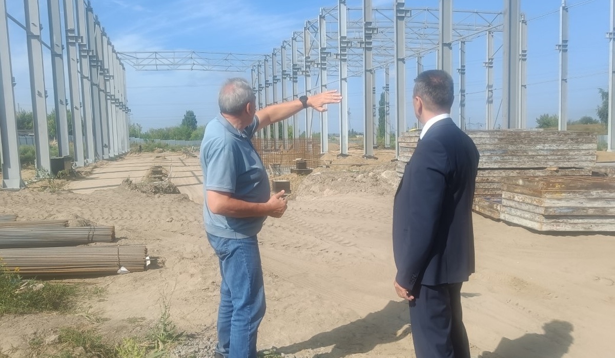 В Курчатове продолжается строительство станции обезжелезивания воды