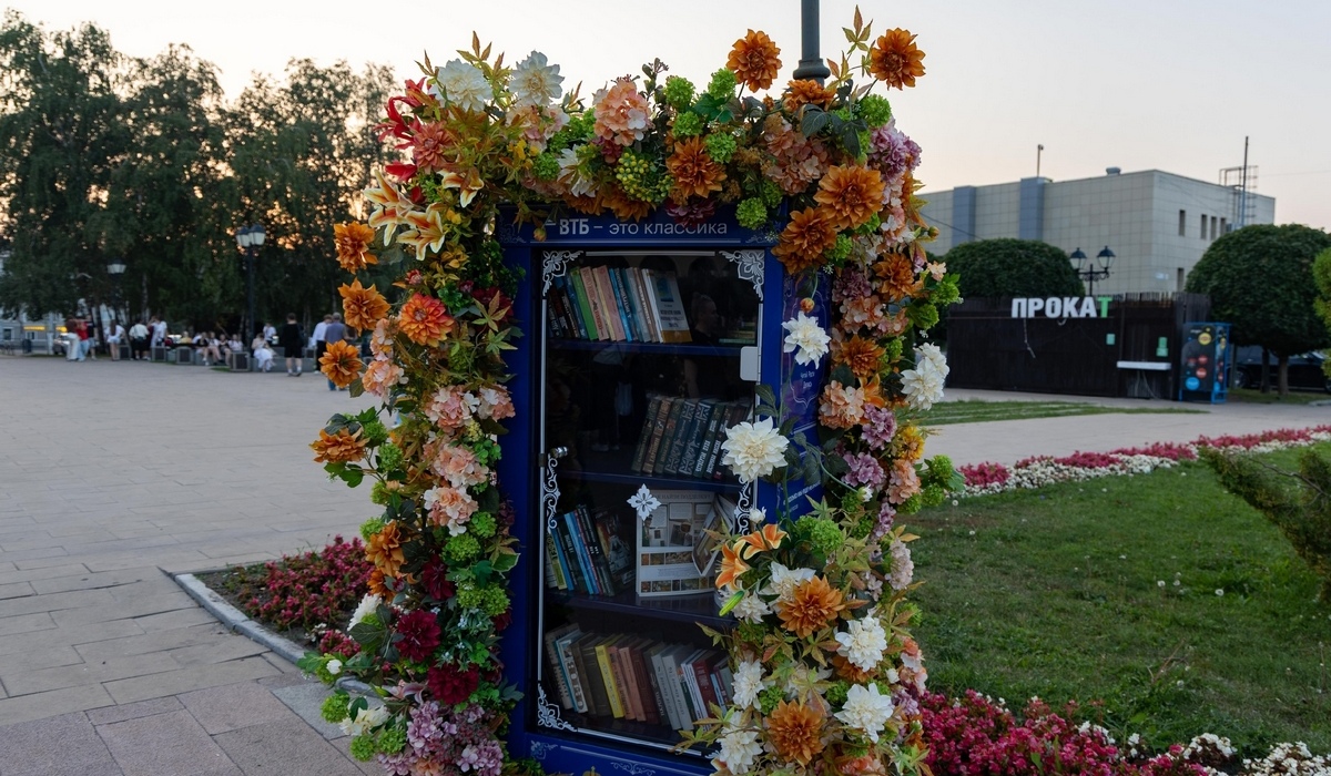 Курян приглашают поделиться книгами для уличных книжных шкафов