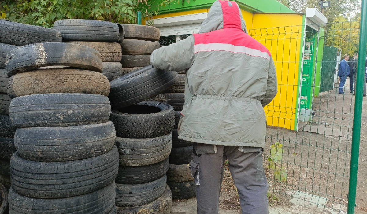 В Курской области стартовала бесплатная акция по сбору автомобильных шин