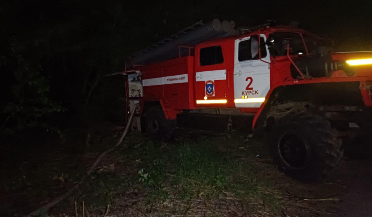 В Курской области вечером 19 сентября сгорел дом в СНТ «Тускарь»