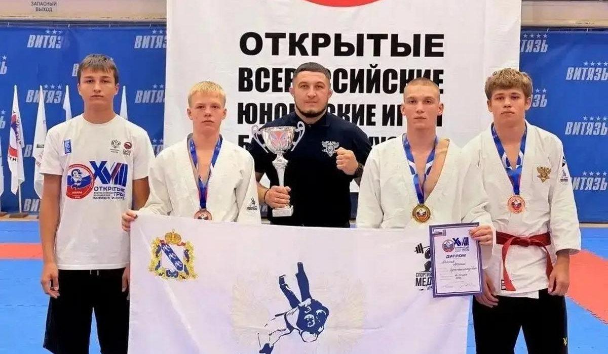 Курские рукопашники завоевали награды на Всероссийских играх в Анапе