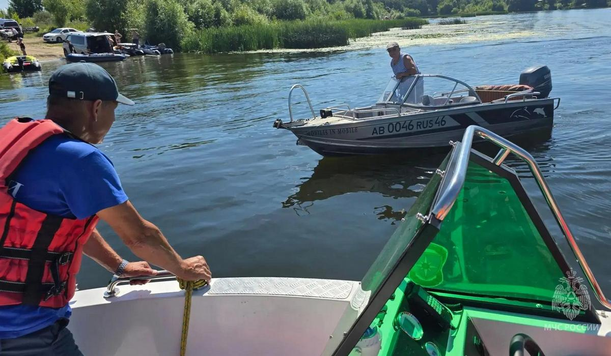 В Курской области добровольцы помогают ГИМС обеспечивать безопасность на воде