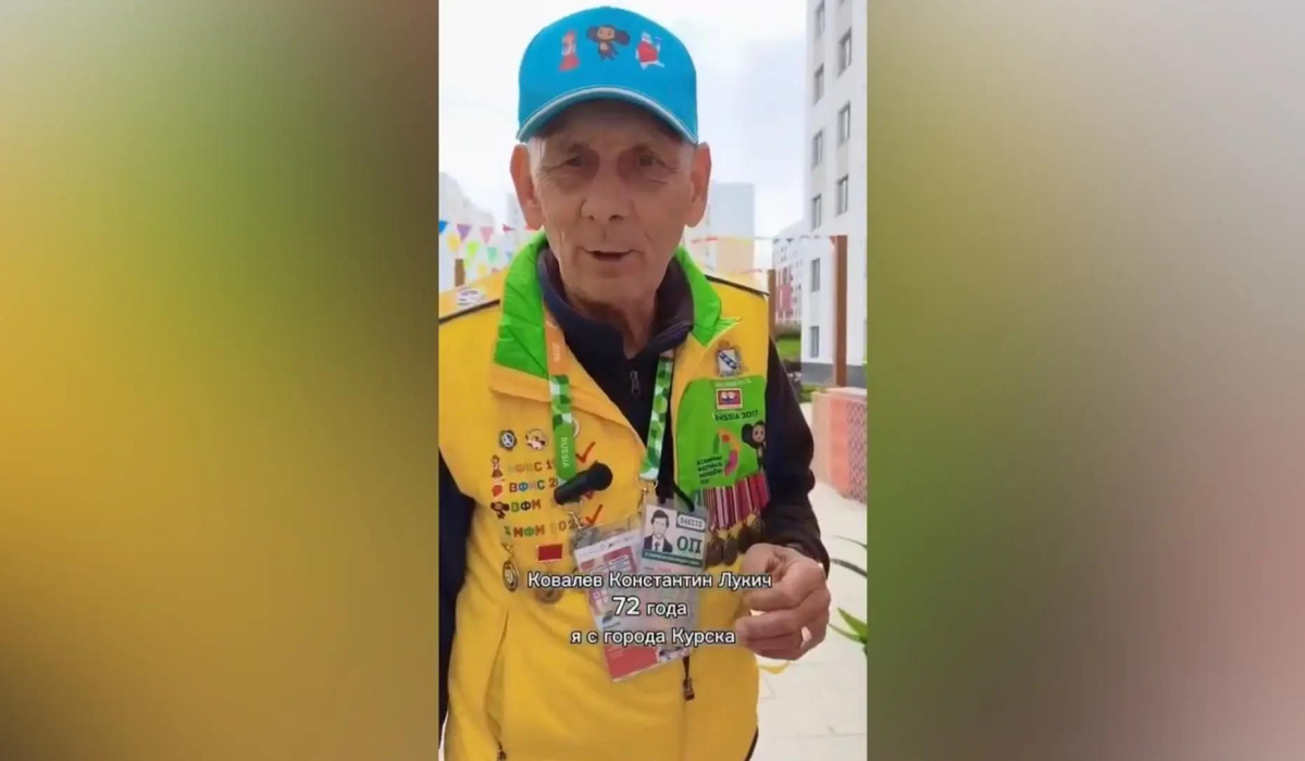 72-летний курянин Константин Ковалёв вошёл в число 500 лучших волонтёров мира