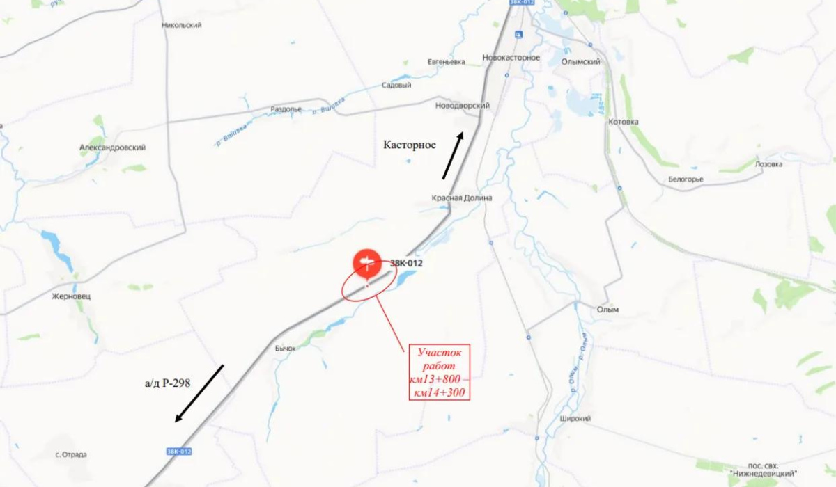 В Касторенском районе перекроют участок трассы для монтажа весового контроля