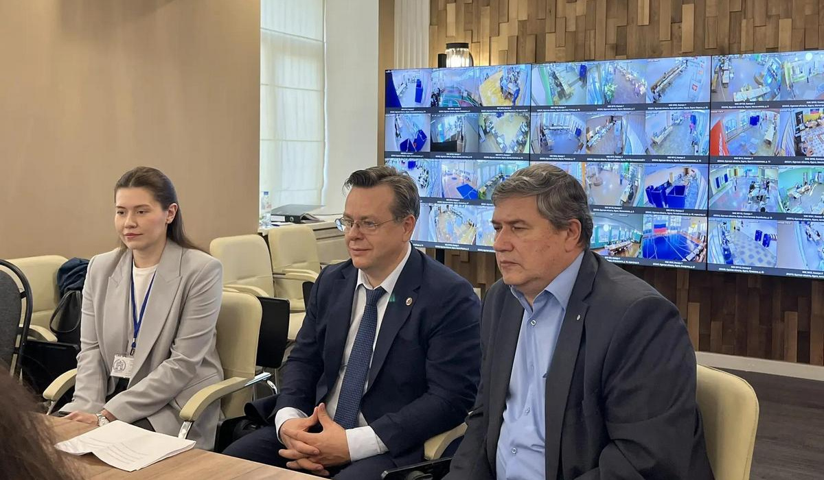 Курск и Башкортостан обсудили наблюдение на выборах-2026 в ходе телемоста