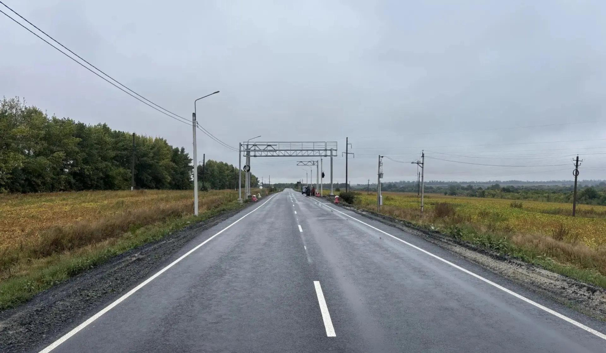 В Курской области установили ещё один пункт весогабаритного контроля