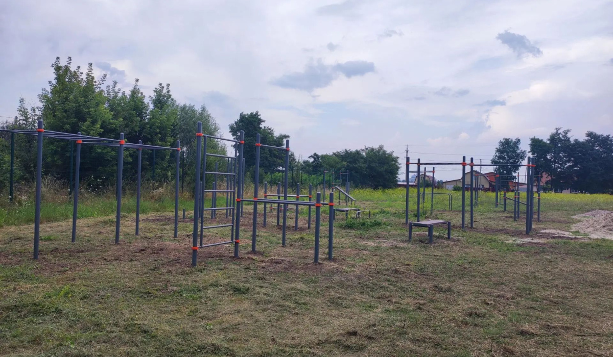 В посёлке Иванино Курской области появилась новая спортплощадка