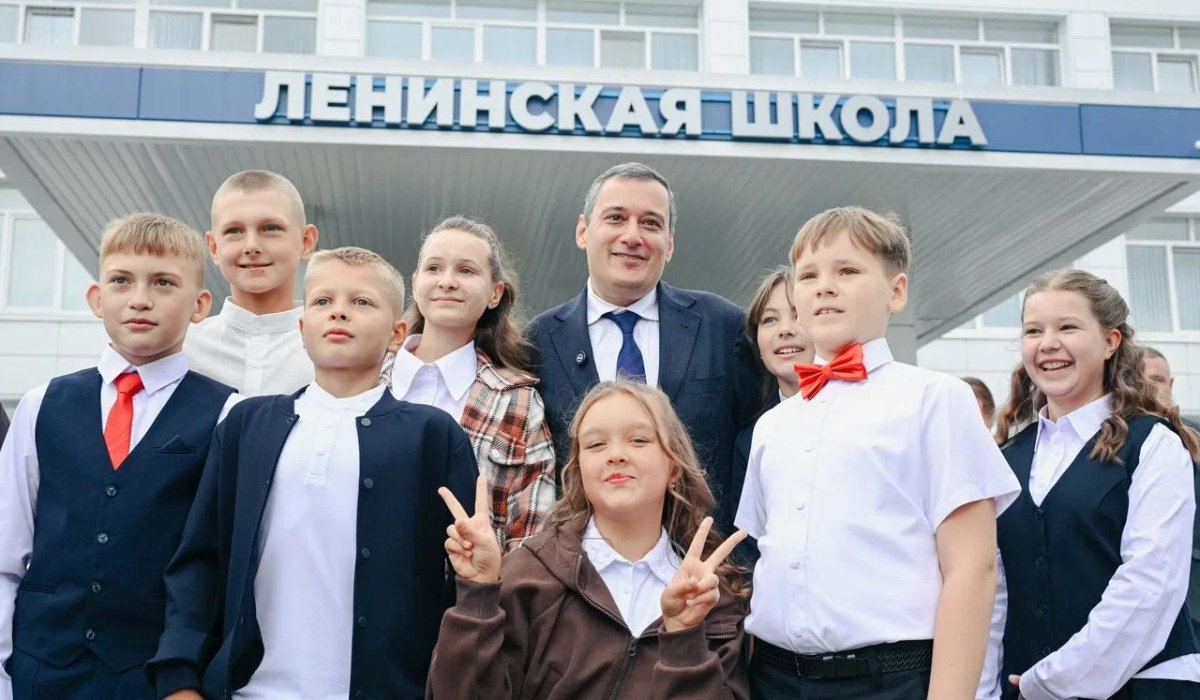 В Курской области 1 сентября после капремонта открылась Ленинская школа