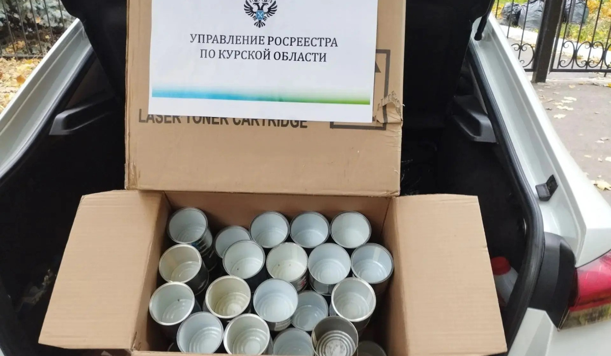 В Курской области сотрудники Росреестра собрали помощь для бойцов СВО
