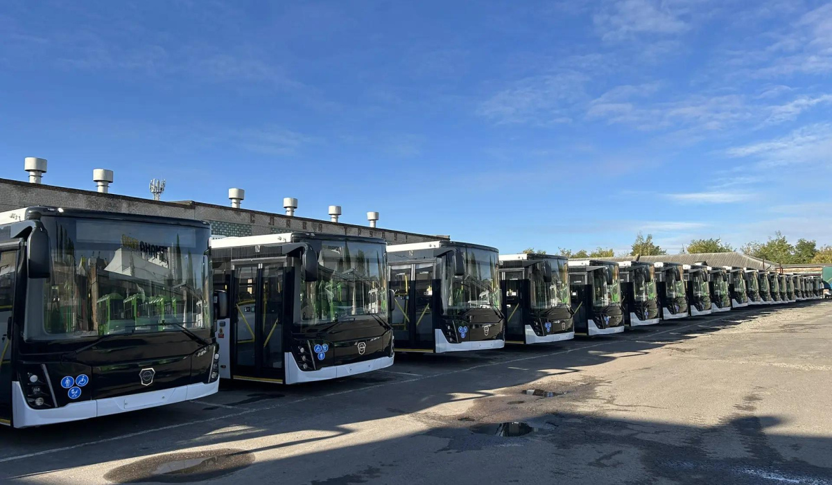 В Курск поступили 22 новых автобусов большого класса