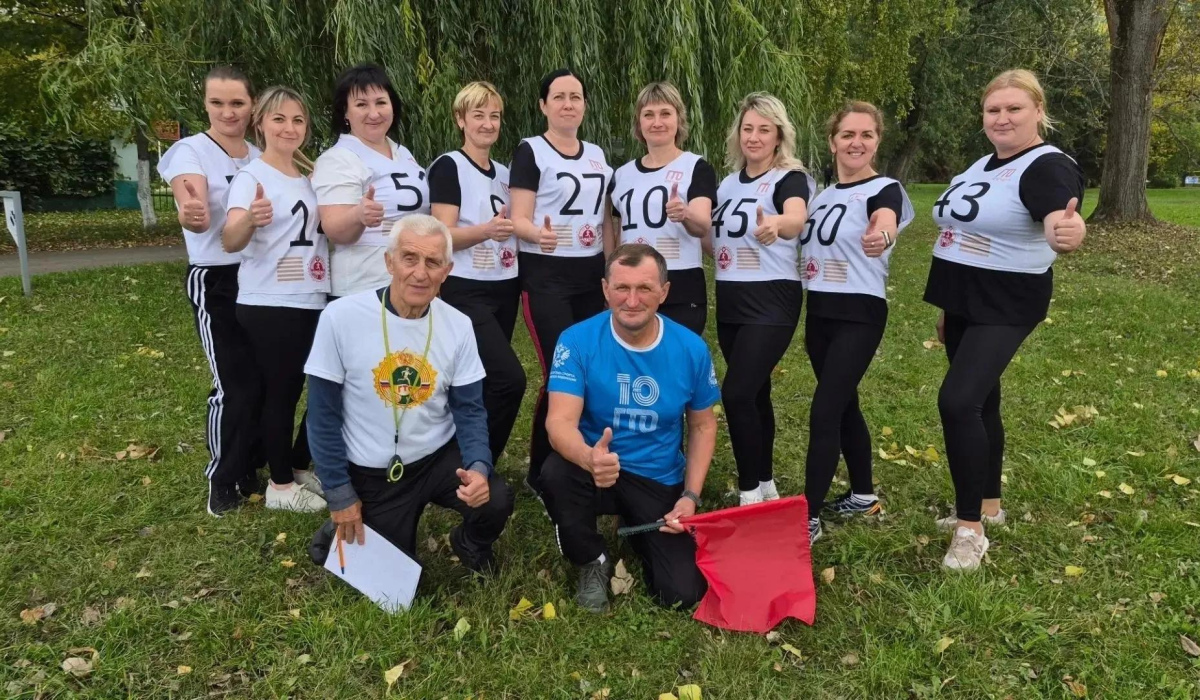 В Курске сотрудники детсада № 21 сдали нормы ГТО