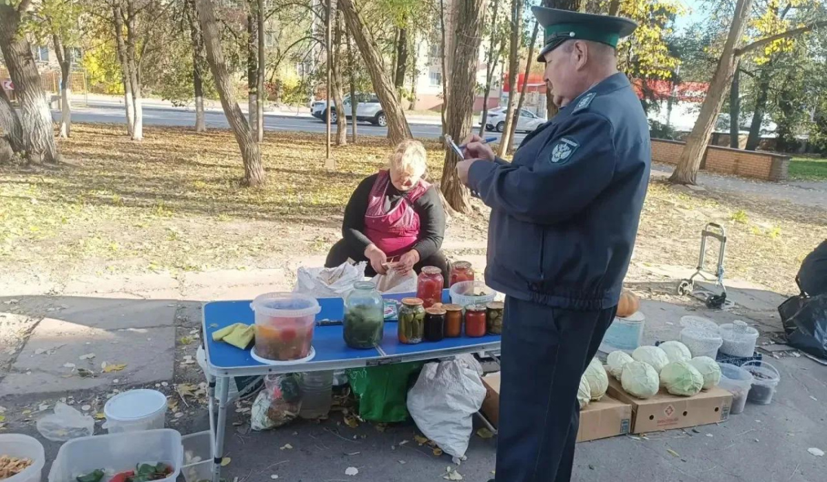 В Курске прошел масштабный рейд против незаконной уличной торговли продуктами