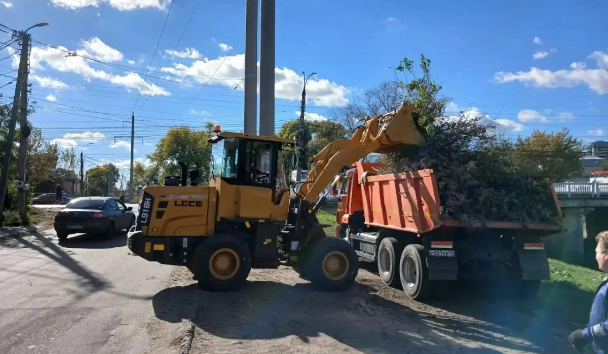 В Курске убрали 40 кубометров мусора на улице Малых и в Суворовском переулке