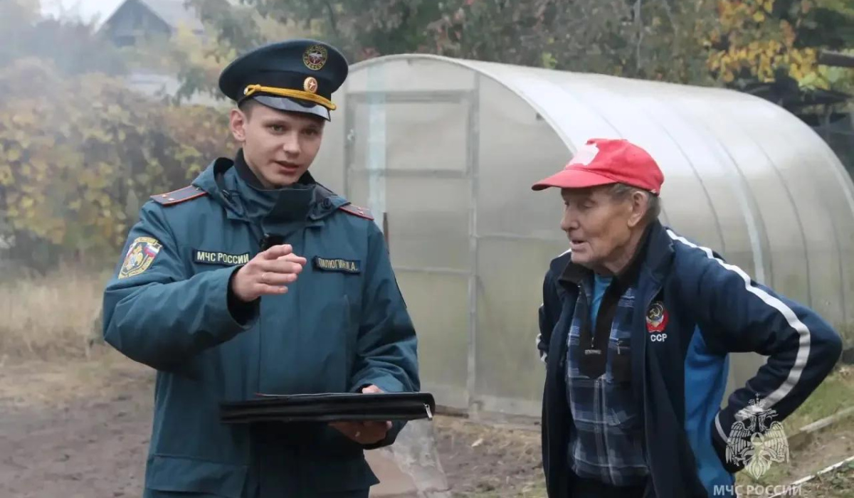 В Курске в СНТ «Дружба» провели рейд по пожарной безопасности