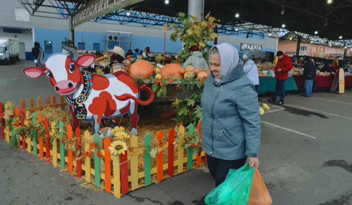 В Курске проходит осенняя сельскохозяйственная ярмарка на 4 площадках