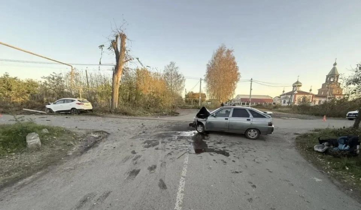 В Курске на улице 3-й Степной в ДТП пострадал ребенок