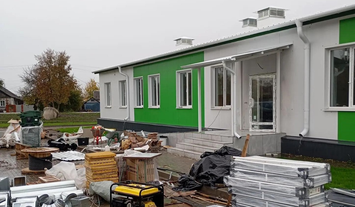 В курском посёлке Иванино достраивают врачебную амбулаторию
