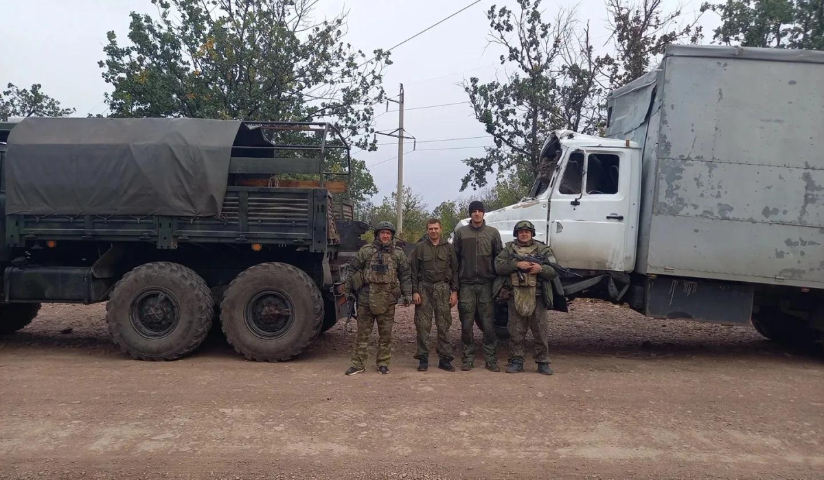 Военные и курские добровольцы вернули вдове грузовик погибшего на СВО супруга